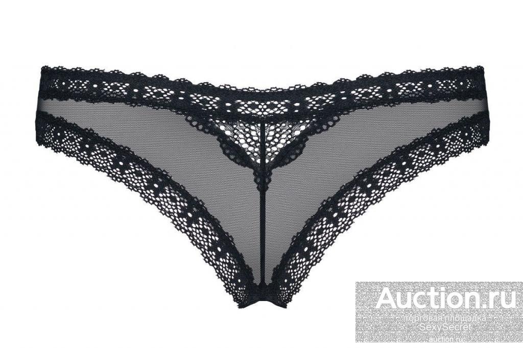 Трусики с доступом Erolanta Rebecca, черные, 50-52 УТ-00004549XL/XXL - Erolanta - Трусики с доступом - Купить