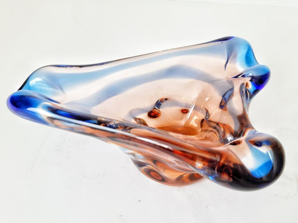 Фаллоимитатор двухсторонний Sexus Glass, сиреневый, 22,5 см 912072 - Sexus Glass - Цветные - Купить