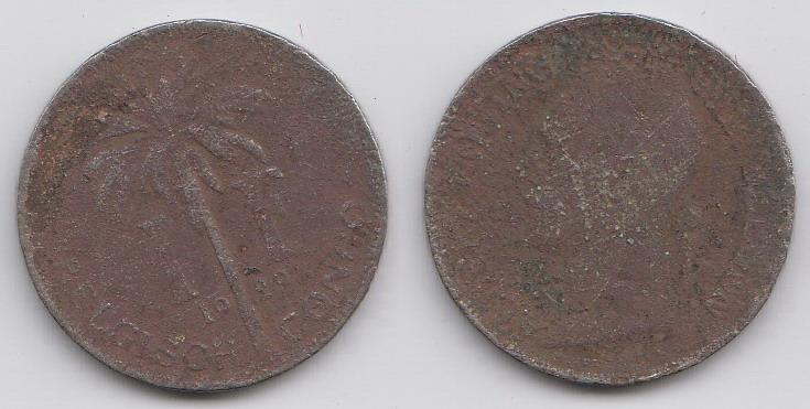 Бельгийское Конго 1 франк 1929 Der Belgen
