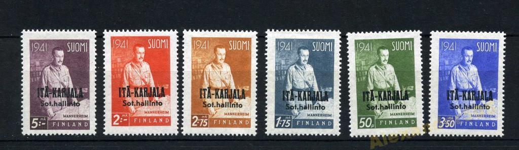 !!! 1941 Оккупация КАРЕЛИЯ Манергейм ITA-KARJALA серия6м**