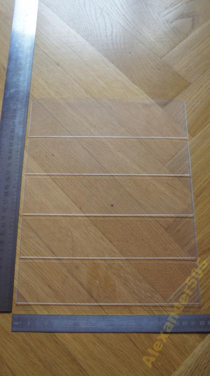 !! Лист А4 пластик хранение прозрачный 5 ячеек