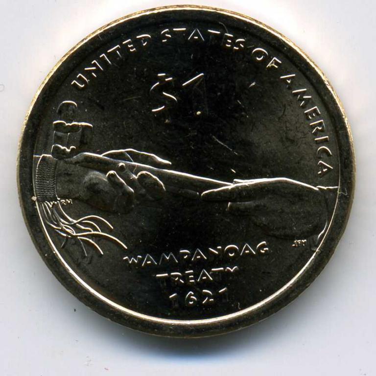 1 доллар - США - 2011 - Индианка - Трубка мира - D - UNC