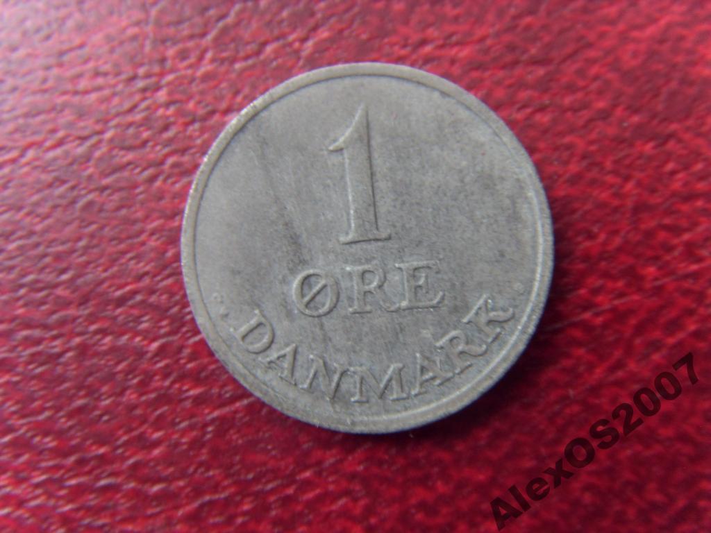 Дания 1 эре 1967 года. КМ#839.2