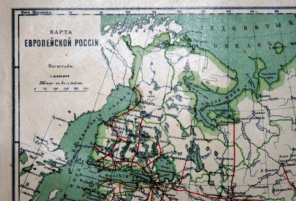 Первая железная дорога карта