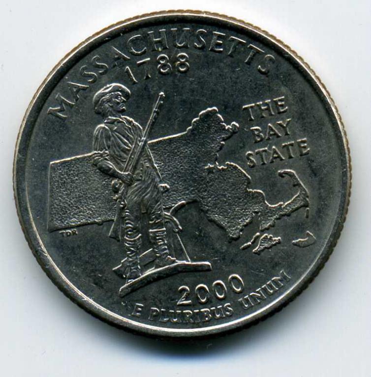 25 центов - США - 2000 - Массачусетс - D