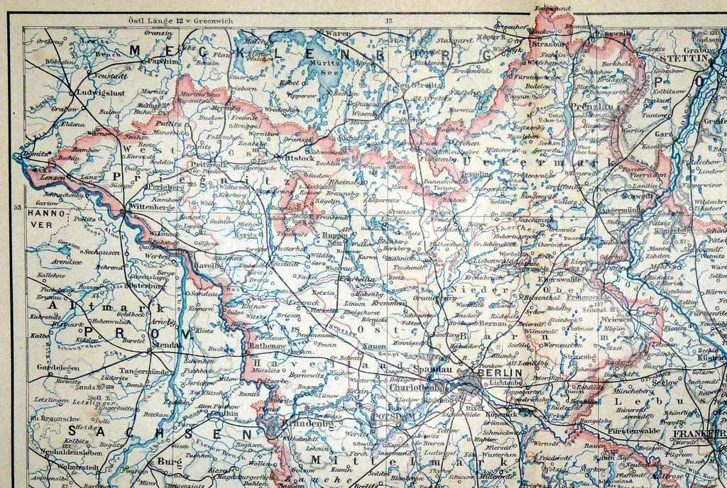 Подробная карта гдр на русском языке с городами подробная