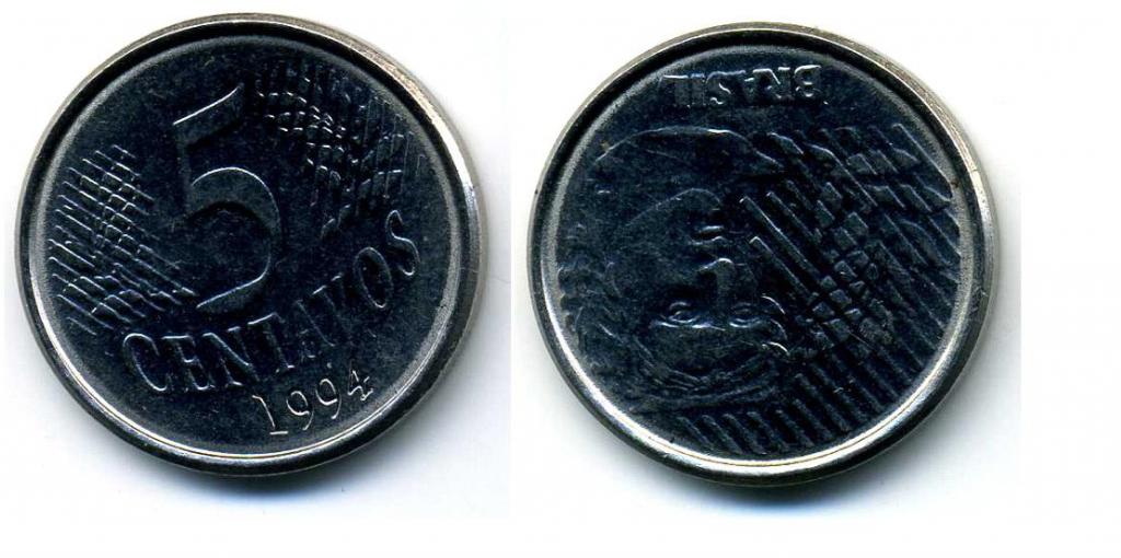 5 сентаво - Бразилия - 1994   XF-UNC