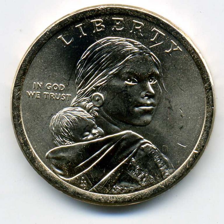 1 доллар - США - 2014 - Индианка - D - UNC