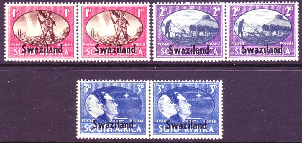 Свазиленд/SWAZILAND серия 1945 г. MNH OG
