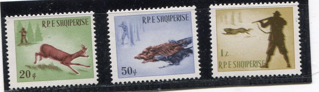 1965 Албания охота Михель 983, 986, 987 MNH (**)