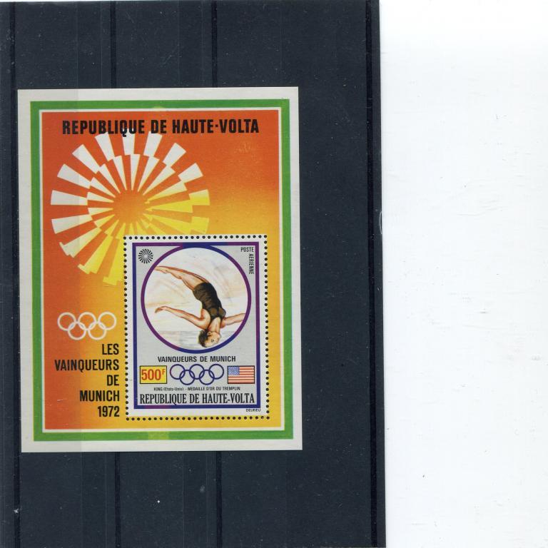 1972 В Вольта олимпиада Михель Blok MNH (**)