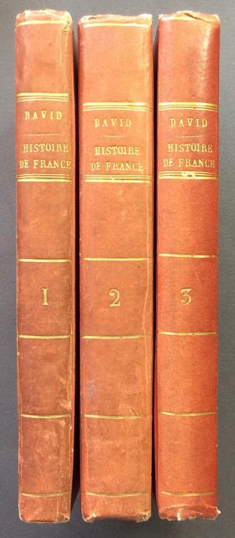 История Франции, в 3-х томах, 1817 год. 82 гравюры