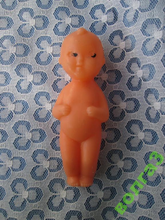 Кукла_ пупс пупсик  пластмасса 11 см СССР