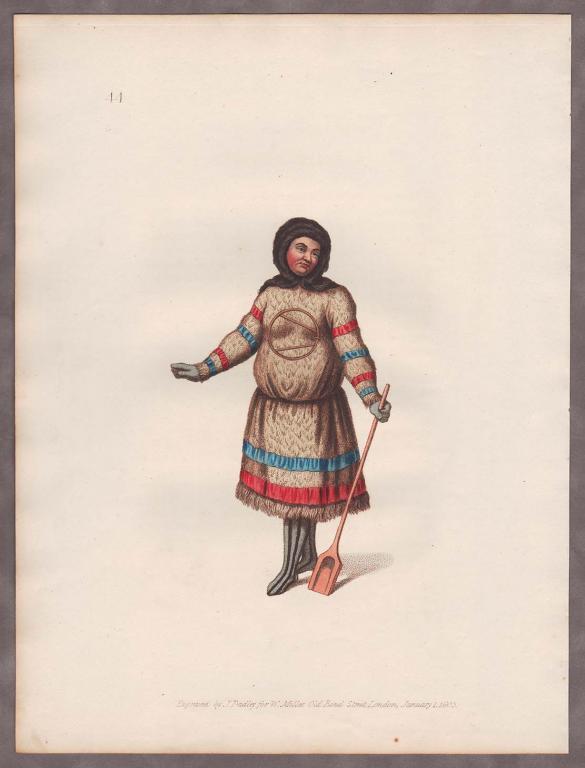 Костюмы народов России. Женщина Самоед. 1803 г.