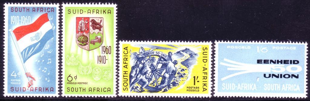 Южная Африка сер.1960г. MNH OG флаг, герб