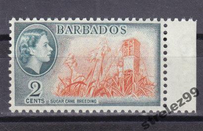 BARBADOS Барбадос  Сахар 1953 г № 204  Сост**
