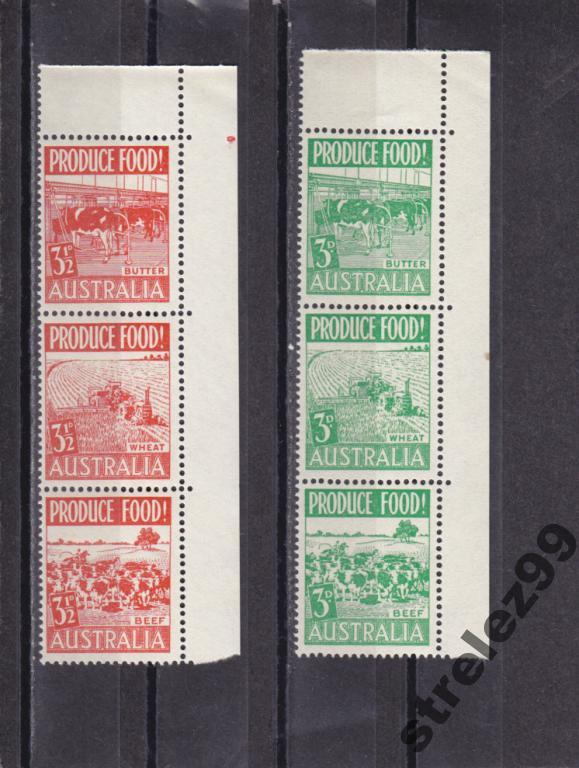 AUSTRALIA Продовольств.Прогр. Сцепки 1953 г Сост**