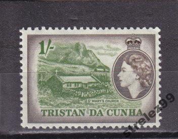 TRISTAN DA CUNHA ТРИСТАН ДА КУНЬЯ Кирха 1954 г № 24   Сост** MNH