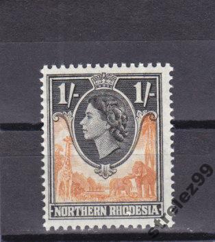 NORTHERN RHODESIA Королева 1953 г № 70 Сост**