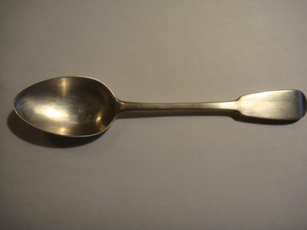 Ложка.Серебро 180- год.Развернутое клеймо.