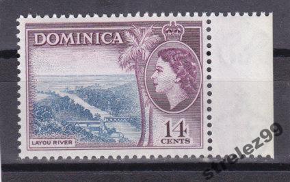 DOMINICA Доминика Долина  1954 г № 147 Сост**