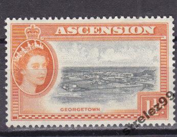 ASCENSION  ОСТРОВ ВОЗНЕСЕНИЯ  Джоржтаун  1956 г № 64 Сост** MNH