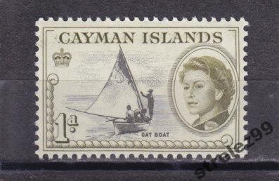 CAYMAN ISLANDS  Парусник № 155  1962 г  Сост**