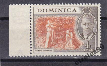 DOMINICA Доминика Цитрусы  1951 г  № 122 Сост**