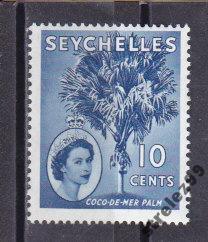SEYCHELLES  Флора Пальма № 174  1954 г  Сост**