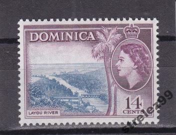 DOMINICA Доминика Долина  1954 г № 147 Сост**