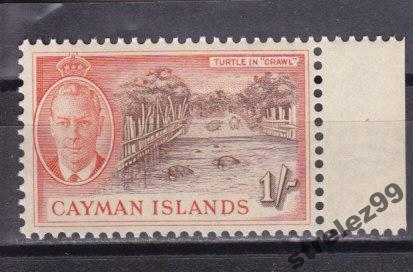 CAYMAN ISLANDS КАЙМАН КАЙМАНОВЫ ОСТРОВА  Фауна  Черепахи 1950 г № 132 Сост** MNH
