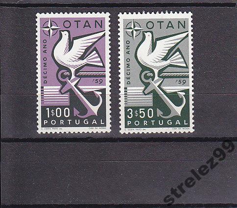 PORTUGAL  ПОРТУГАЛИЯ  Милитария  НАТО Пара 1960   5 Евро Сост** MNH