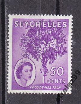 SEYCHELLES  Сейшелы  Флора 1954 г  № 182  Сост**