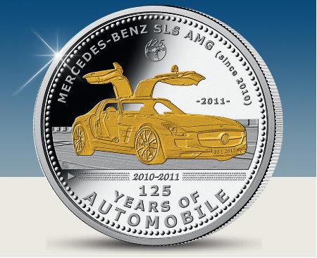 МЕРСЕДЕС Палау 2011 АВТОмобиль серебро ПОЗОЛОТА R