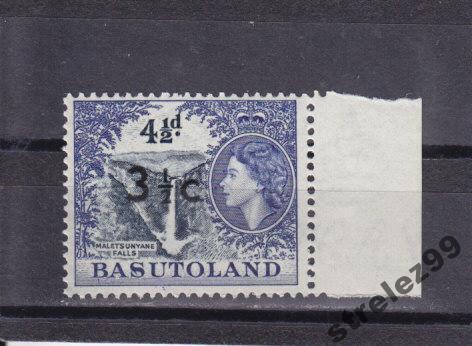 BASUTOLAND Водопад Надпеч. № 65 Тип1 1961 г Сост**