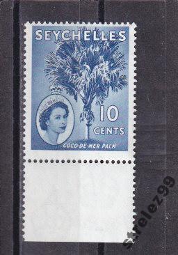 SEYCHELLES  Флора Пальма № 174  1954 г  Сост**