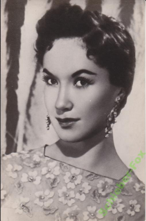 АРТИСТЫ КИНО Лолита Торрес 1958 г Почт.Карточка