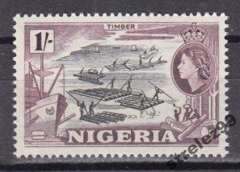 NIGERIA  Нигерия Корабль,плоты 1953 г № 79 Сост**