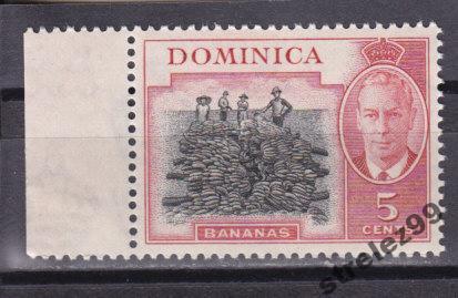 DOMINICA  Доминика Бананы  1951 г № 123  Сост**