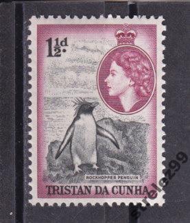 TRISTAN DA CUNHA Пингвин Фауна 1954 г № 16 Сост**