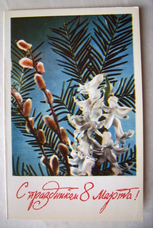 8 Марта!фото Кропивницкого,1971г.Двойная.Чистая