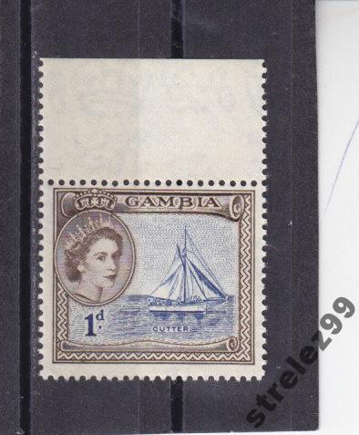 GAMBIA   Парусник   № 149  1953 г  Сост**