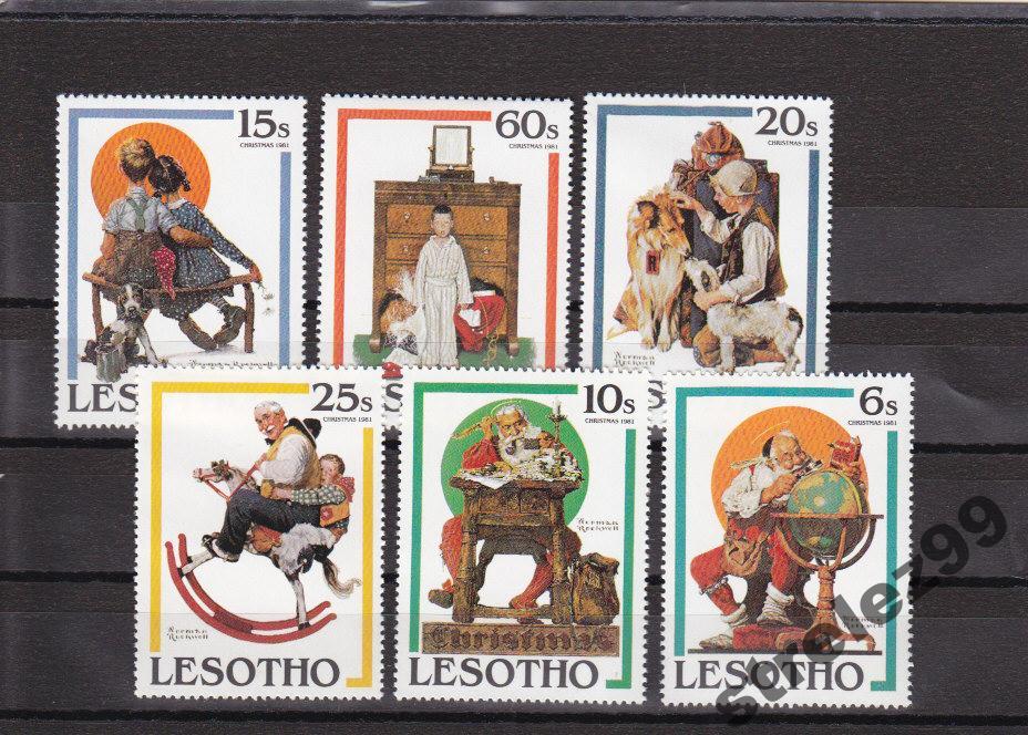 LESOTHO ЛЕСОТО Рождество 81  Серия Сост**