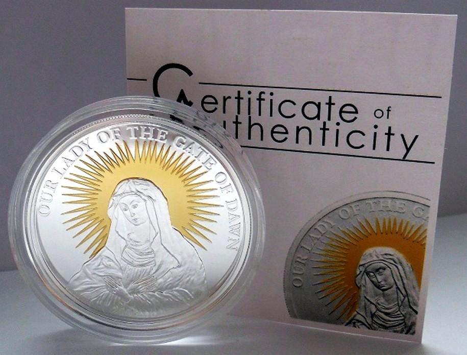 БОГОМАТЕРЬ ОСТРОБРАМСКАЯ Палау 2009 ИКОНА тир.1000