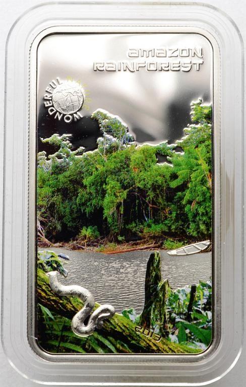 ЧУДЕСА ПРИРОДЫ Палау 2013 АМАЗОНКА Цветная ЗМЕЯ