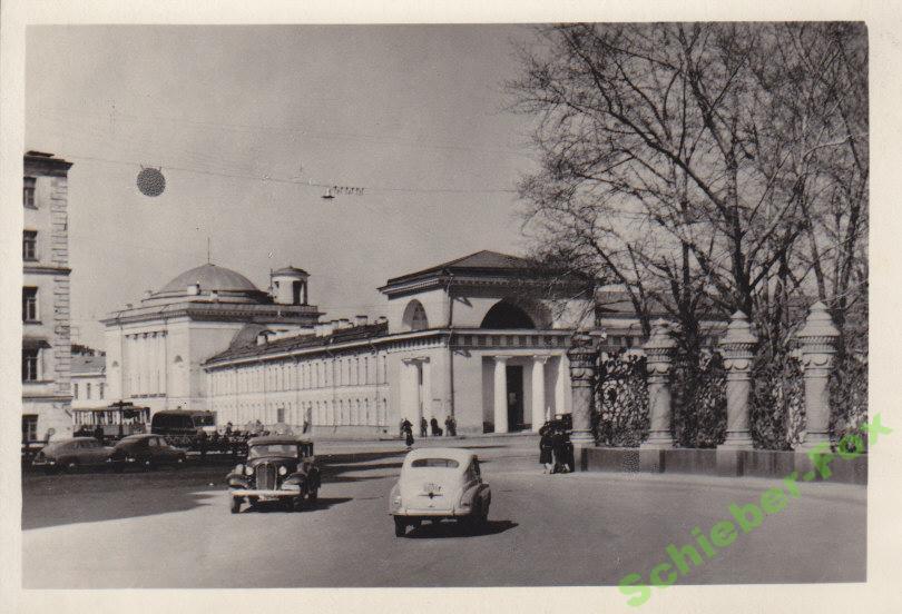 ЛЕНИНГРАД   Канюшенная площадь  1953 г  ЛФХ