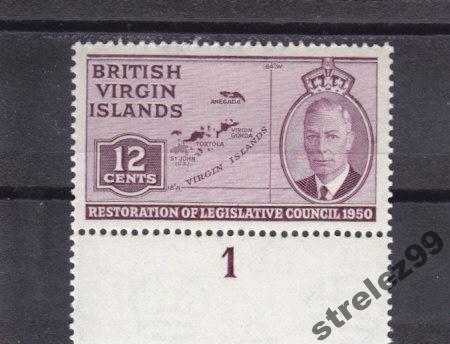 VIRGIN ISLANDS  Карта 1951 г  № 93  Сост**