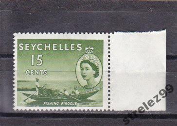 SEYCHELLES  Рыбаки № 175  1954 г  Сост**