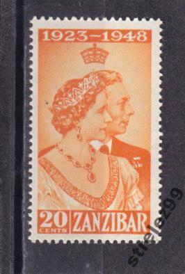 ZANZIBAR  Королева  1948 г    Сост**
