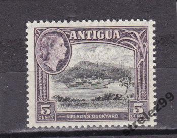 ANTIGUA  Антигуа  Форт Нельсон 1953 г № 106 Сост**